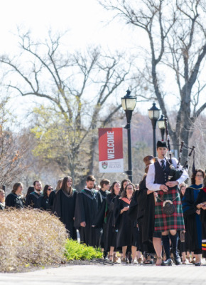 Procession of graduates at UPEI Convocation 2024 Procession of graduates at UPEI Convocation 2024