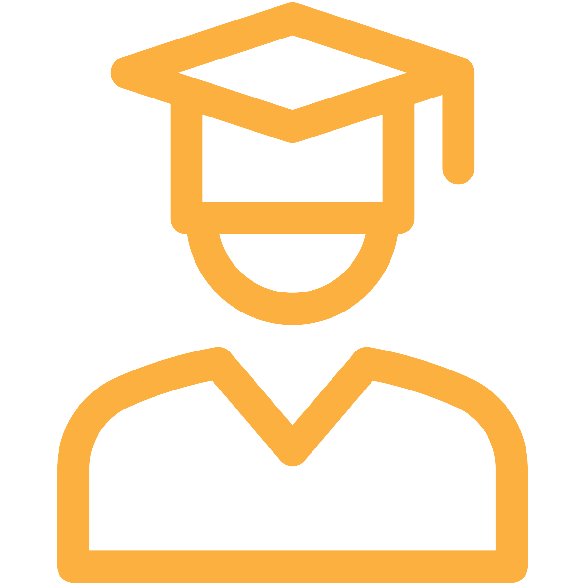 gold graduate icon