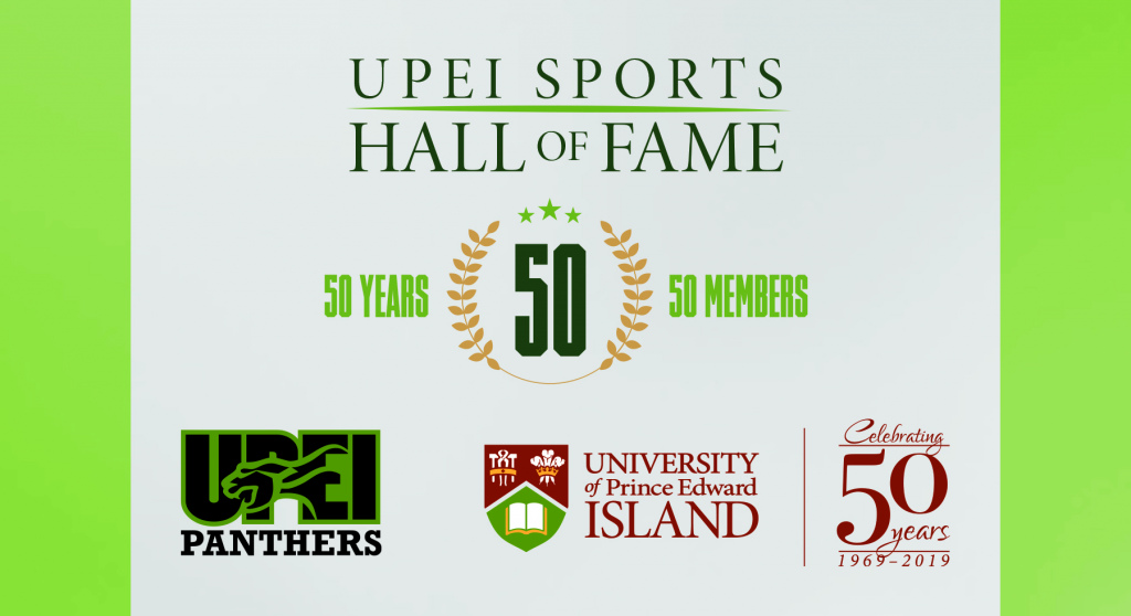 Logos for the UPEI 50th anniversary 