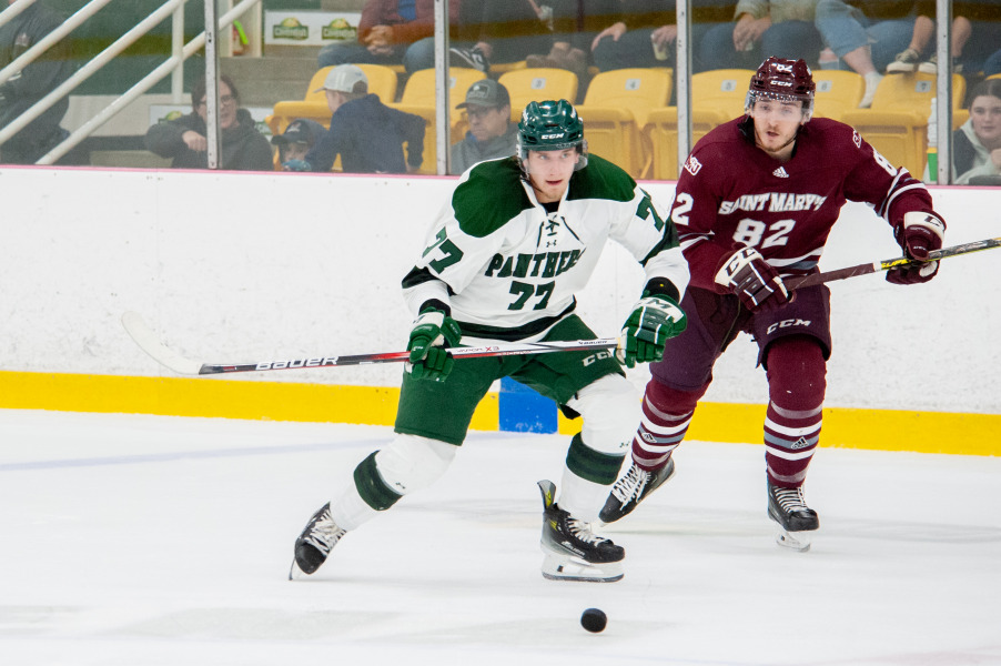 The UPEI Men’s Hockey Panthers take on the Saint Mary's University Huskies in a best-of-3 quarter-final matchup beginning in Halifax on Thursday, February 15.