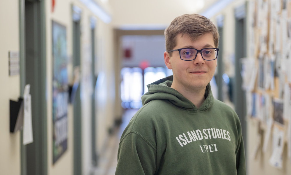 UPEI Master of Arts in Island Studies student Jack Weeks