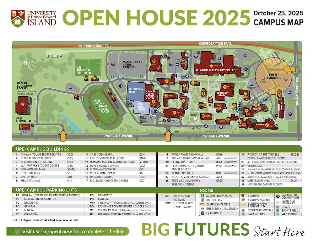 UPEI Campus Map