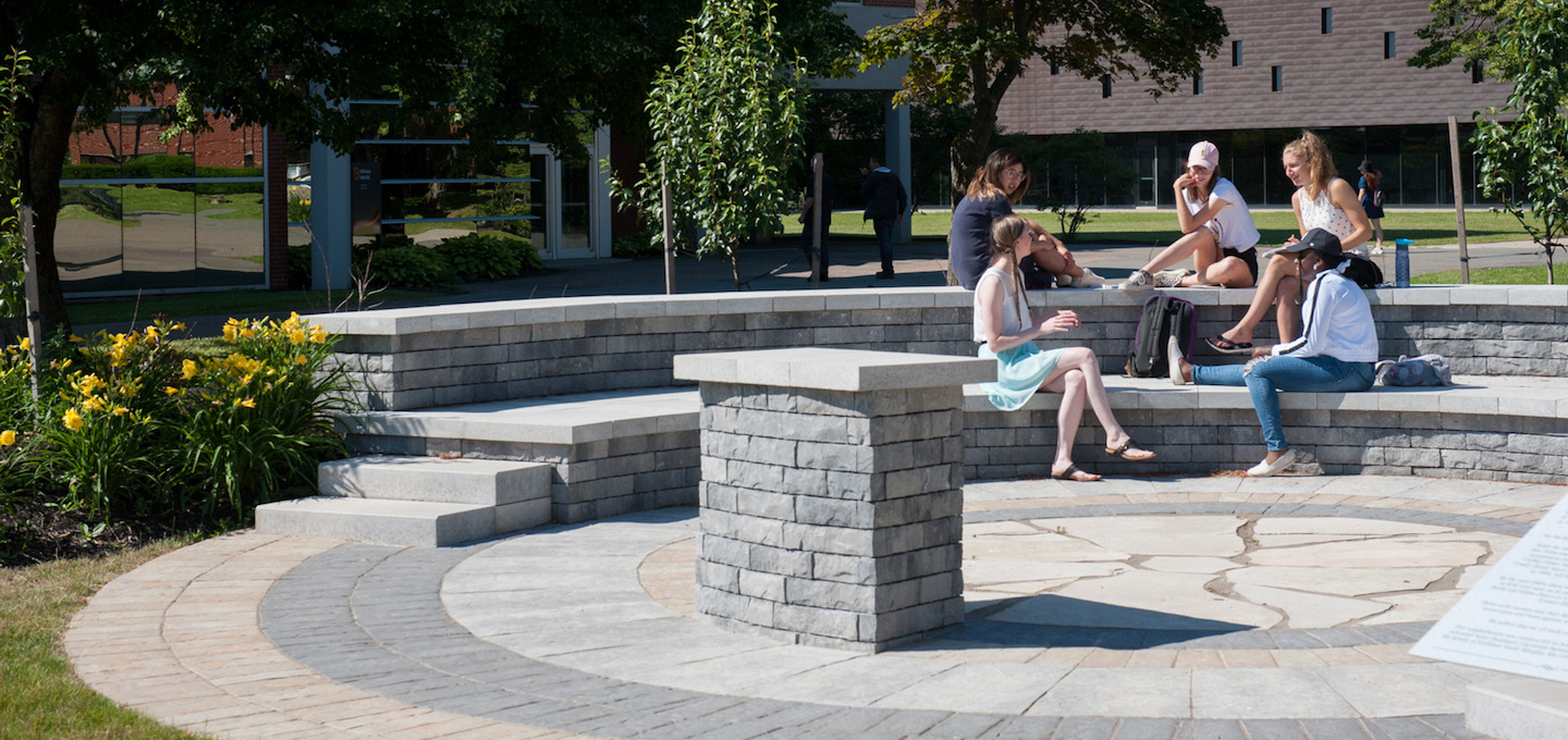 Students on campus