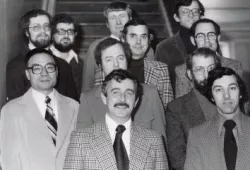 Dr. Robert Suen (second row, left) with colleagues