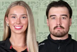 Brooke Henderson and Jakob Robillard Brooke Henderson and Jakob Robillard