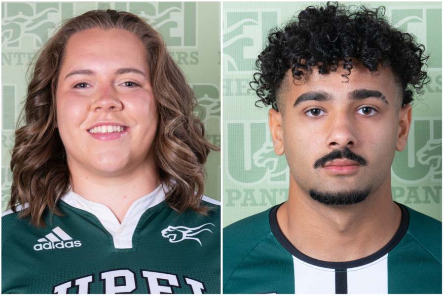 UPEI Panther Subway Athletes of the Week for September 5–11 are Emily Duffy (women’s rugby) and Salem Farag (men’s soccer).