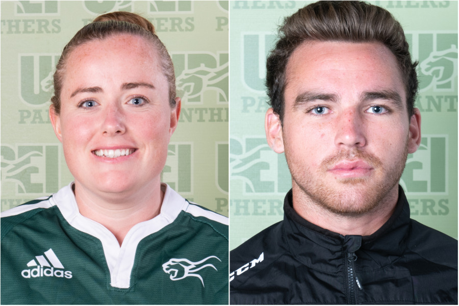UPEI Panther Subway Athletes of the Week for October 10–16 are Frances MacWilliam (women's rugby) and TJ Shea (men's hockey)