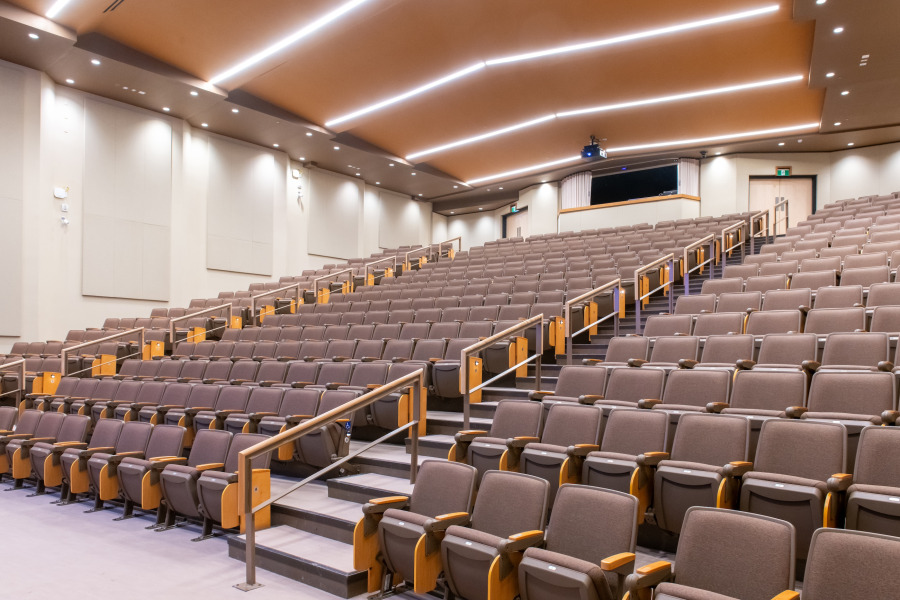 Seating in the Performing Arts Centre Amphitheatre