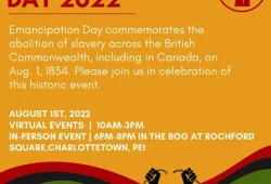 infographic about Emancipation Day 