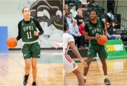 Lauren Rainford (left) and Elijah Miller (right) lead their respective teams to battle in a tough weekend worth eight points toward the standings.