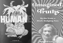 Anna Marie Sewell’s Indigenous crime novel, Human(e), and Richard Lemm’s memoir, Imagined Truths: Myths from a Draft-Dodging Poet