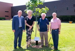 In July of 2022, the PEI Wildlife Federation recognized Guignion by planting a red oak, a species native to PEI, next to the UPEI Duffy Science Centre, home of the biology department where he taught for over 40 years.