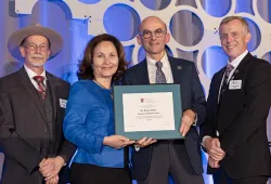 Dr. Darcy Shaw receives the CVMA Distinguished Member Award