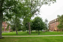 Photo of campus during the fall