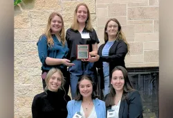 Back row (L-R): Ciara Richter, Anna Varty, Mia Vargas Front row (L-R): Brooklyn Kenny, Jocelyn Childers, Ainsley Monchesky