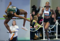 UPEI Panthers Alaere Peterside and Helena Ikpotokin will seek national titles at the 2025 Biosteel U SPORTS Track and Field Championships at the University of Windsor, March 6–8.