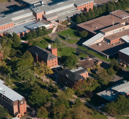 aerial photo of UPEI campus